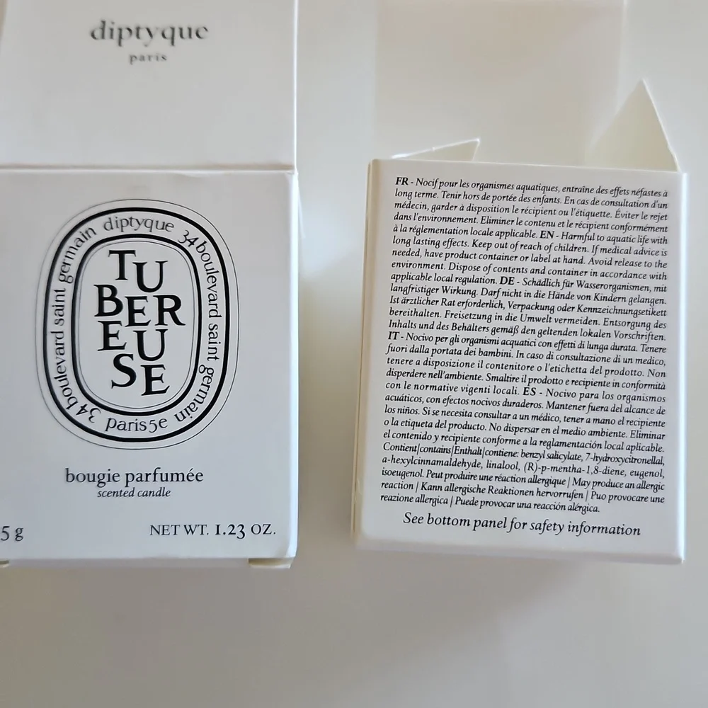 NWT Diptyque Tuberose Candle Set - Saint Germain Limited